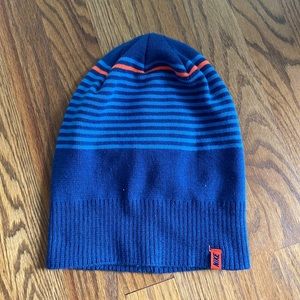 Nike Blue Orange Beanie One Size